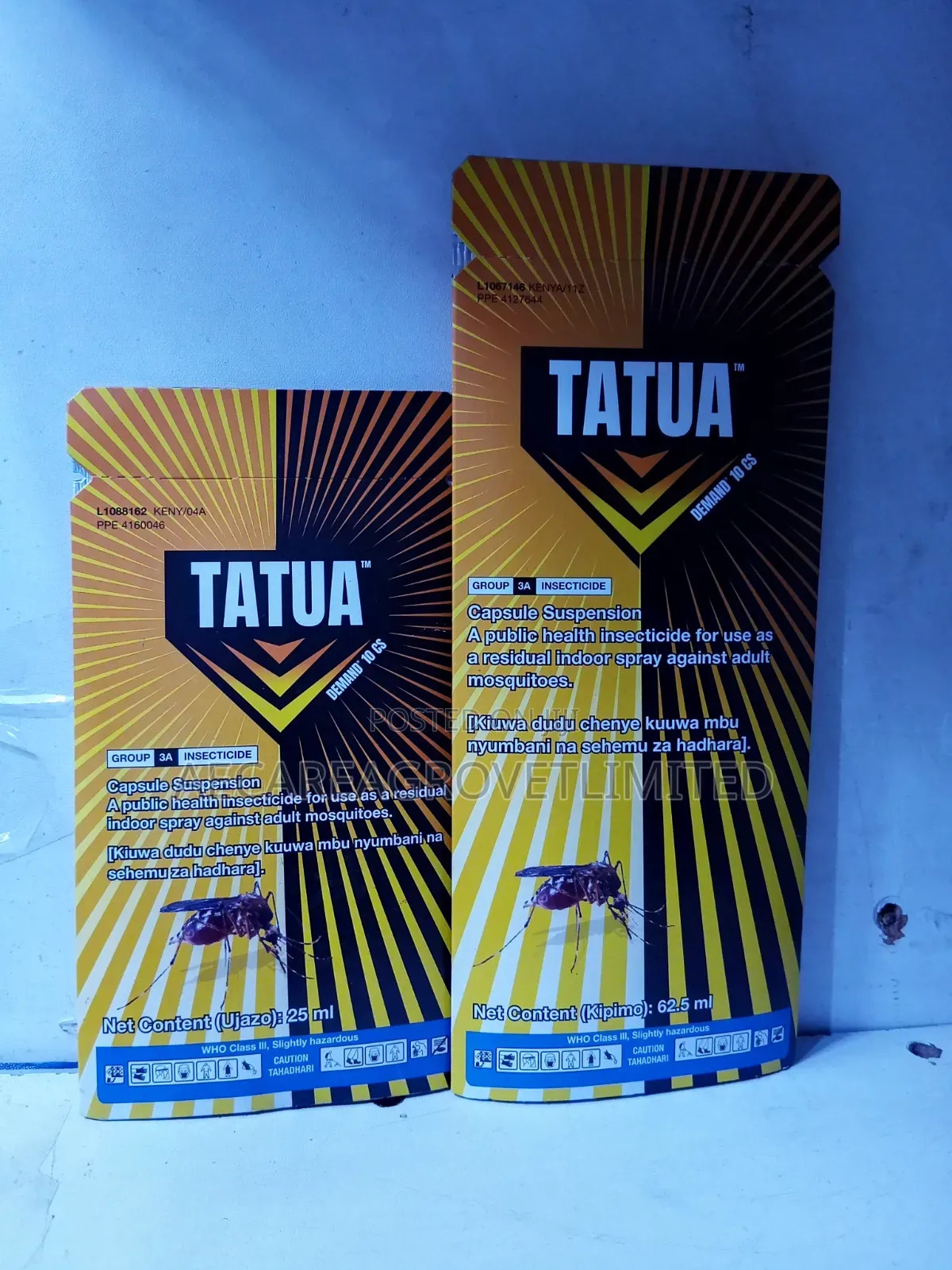 Tatua Demand 10cs Insecticide Mosquito 25ml and 62.5ml
