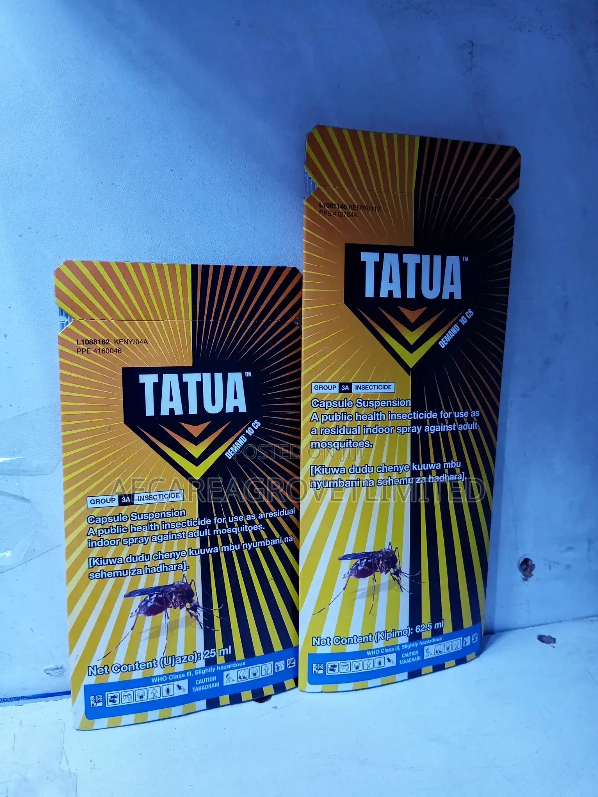 Tatua Demand 10cs Insecticide Mosquito 25ml and 62.5ml