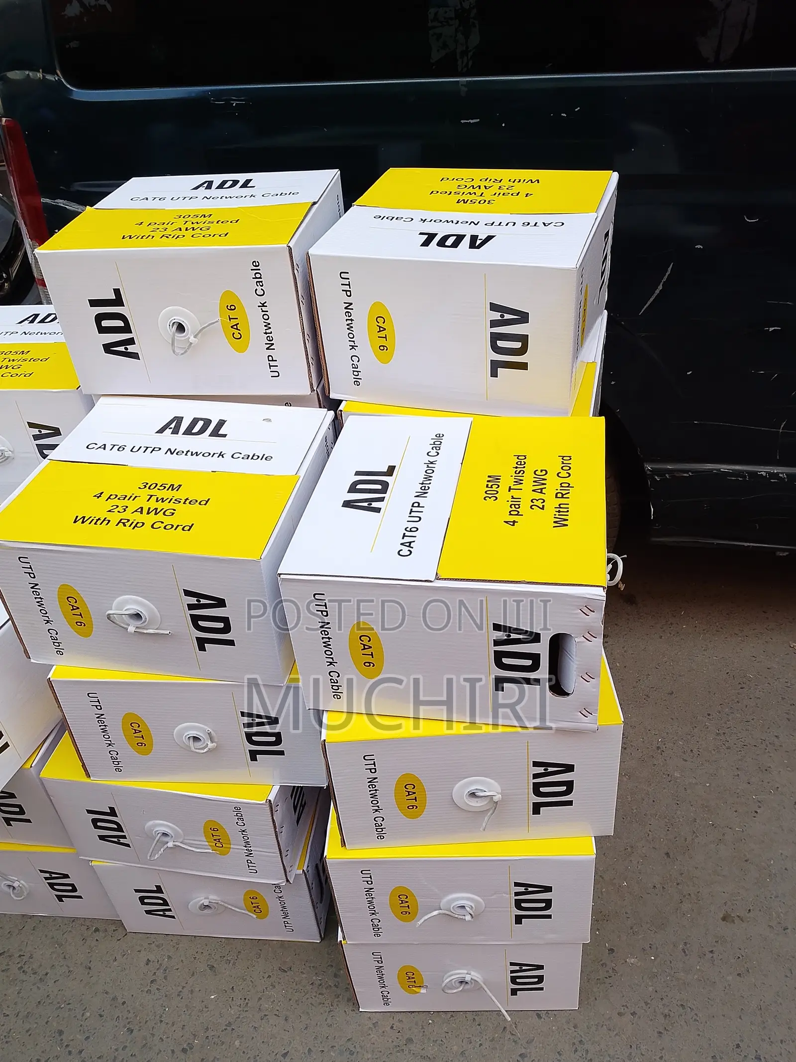 Reliable ADL Indoor 305m Network Cable High-Performance Cat 6 Utp