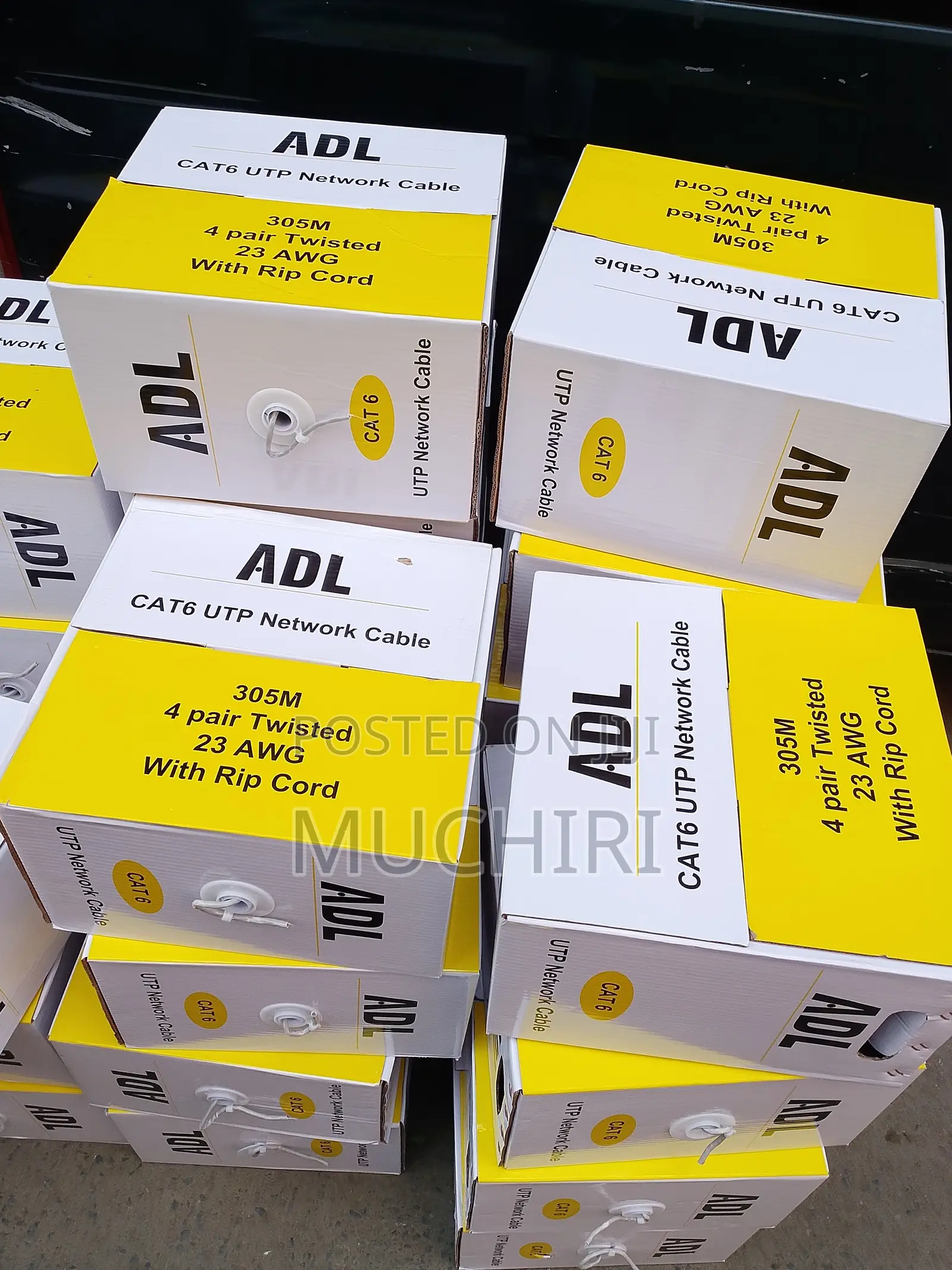 Brillant ADL Cat-6 Indoor Lan Cable-305m