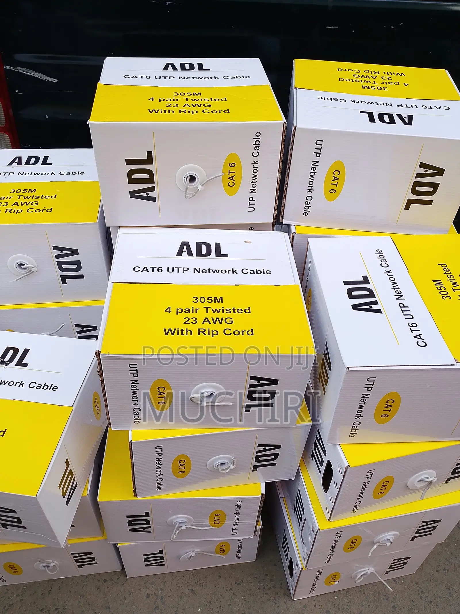 High Quality ADL Cat 6 Indoor Ethernet Cable 305mtrs