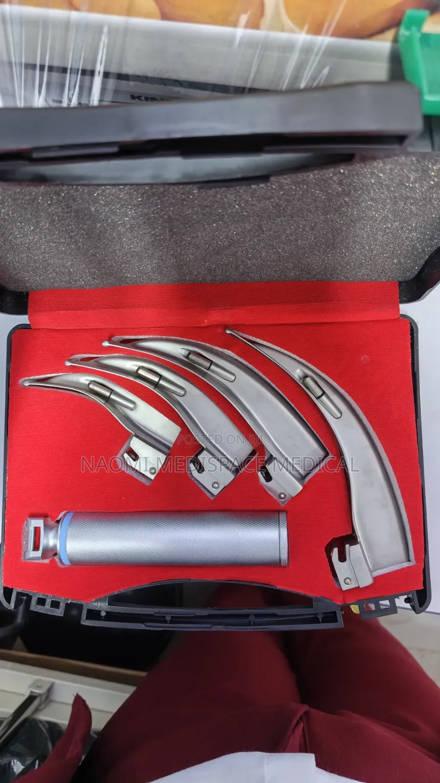 Quality 4 Blades Laryngoscope Mackintosh Type