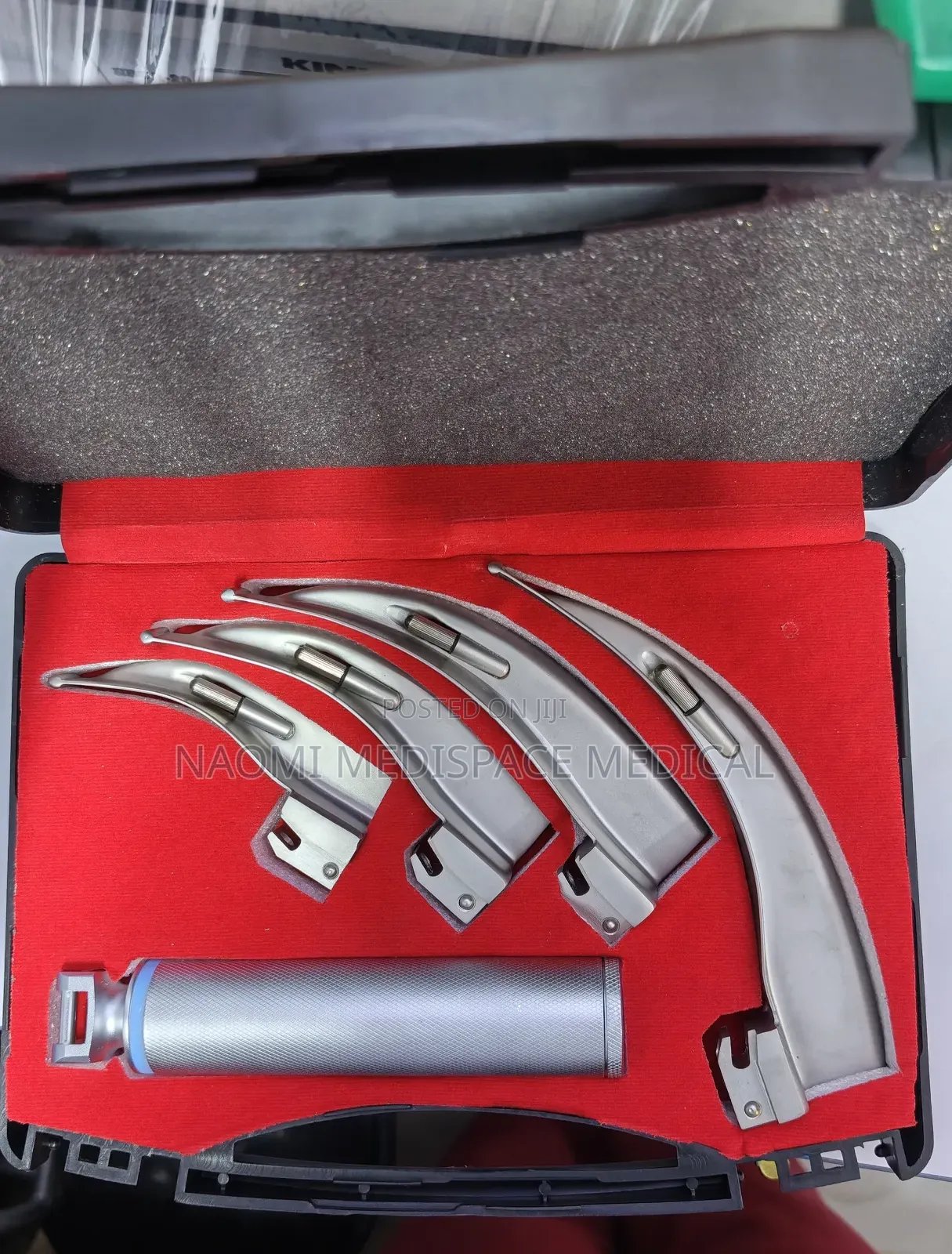 Quality 4 Blades Laryngoscope Mackintosh Type