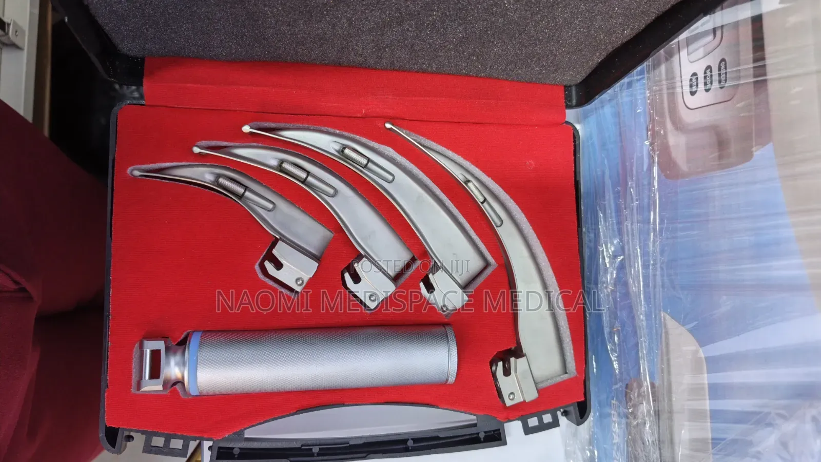 Quality 4 Blades Laryngoscope Mackintosh Type