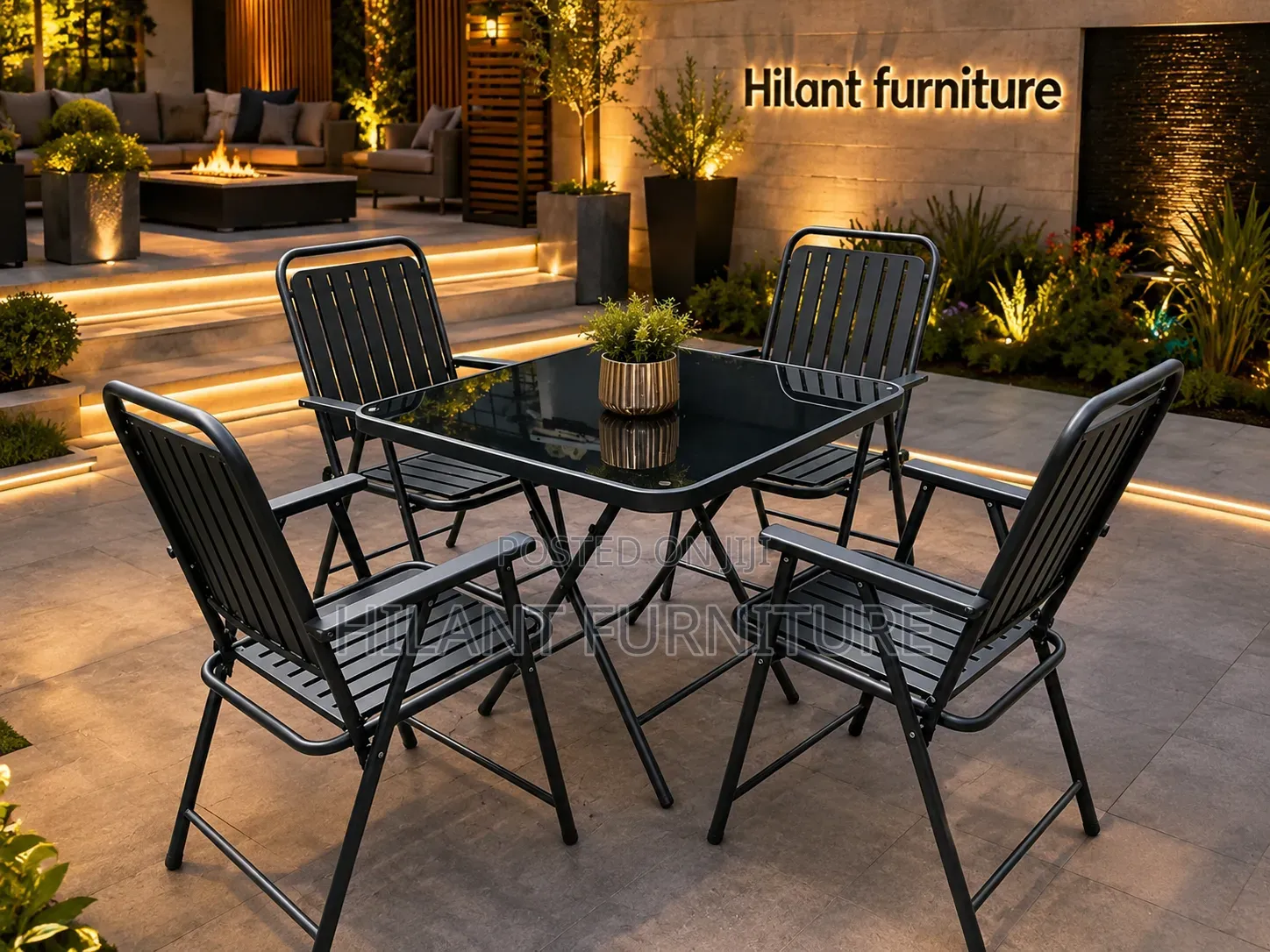 4-Seater All Foldable Outdoor Set