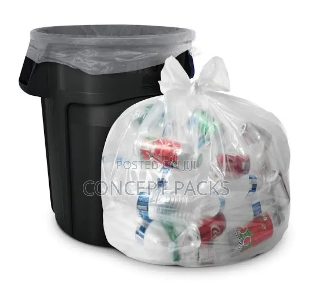 Clear Waste Bags 30×36- 50pcs
