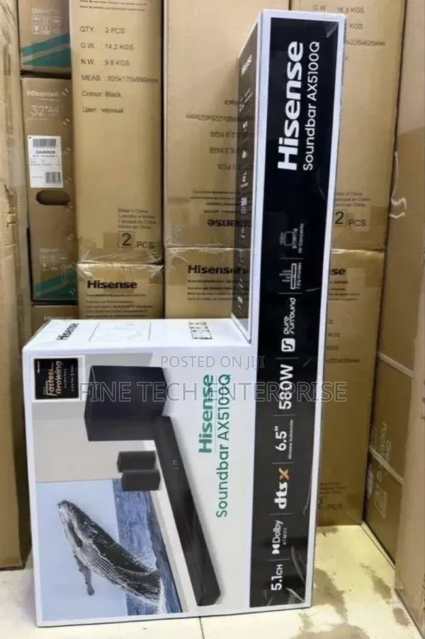 Hisense Soundbar 5.1 Channel 580w Ax5100