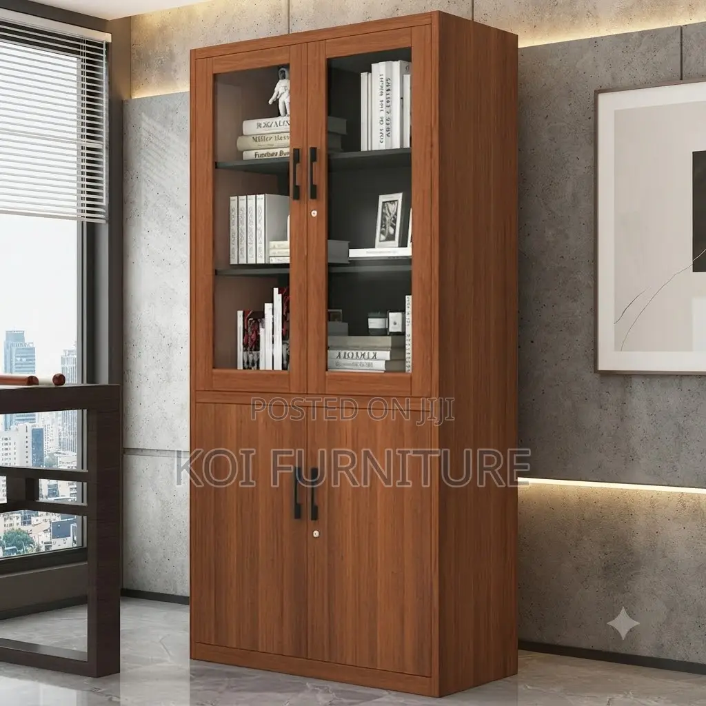 Office Chairs; Two Doors Executive Wooden Storage Cabinet