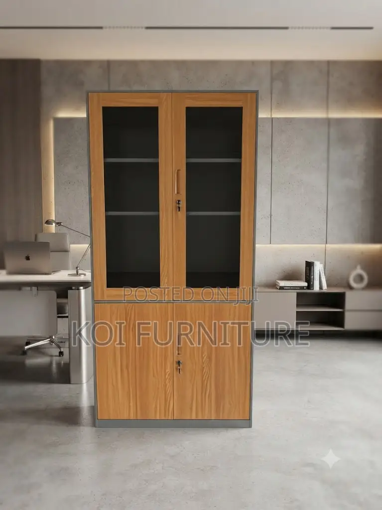 Office Chairs; Two Doors Executive Wooden Storage Cabinet