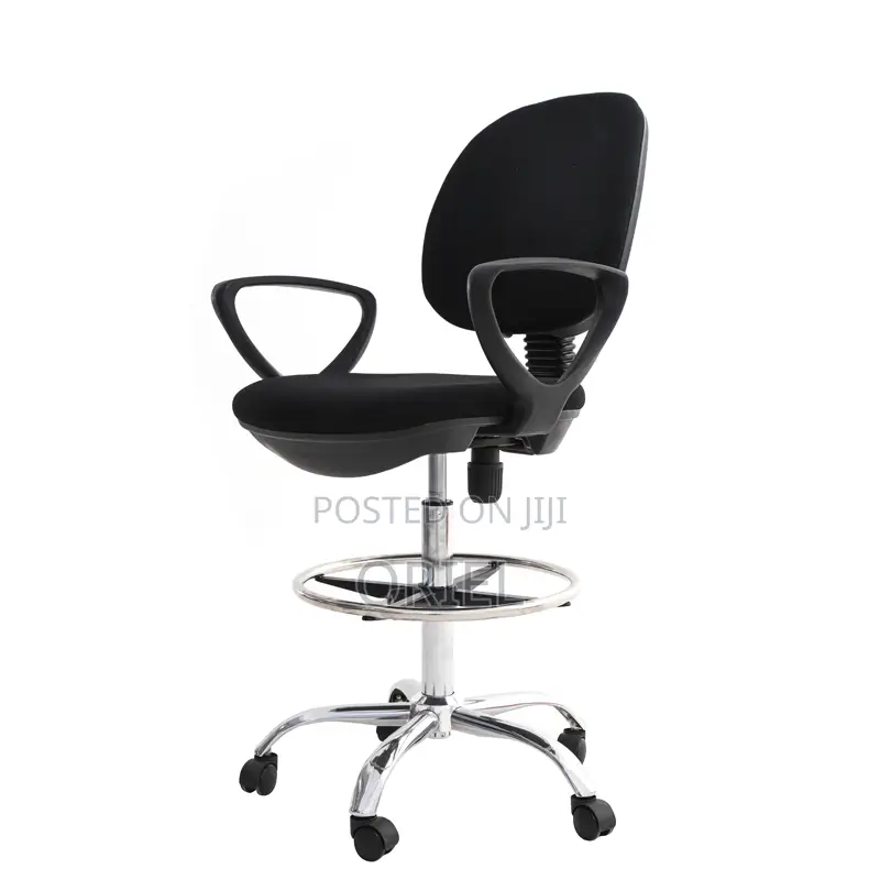 Office Chair : Office Swivel Fabric Chair With Footrest