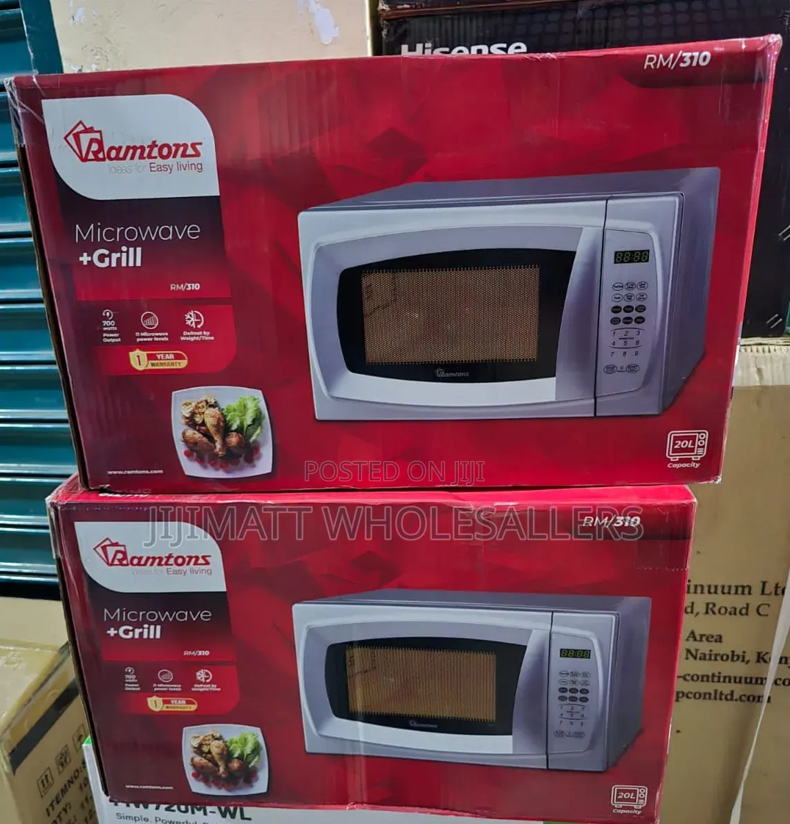 Ramtons Microwave Digital 20Litres With Grill RM310
