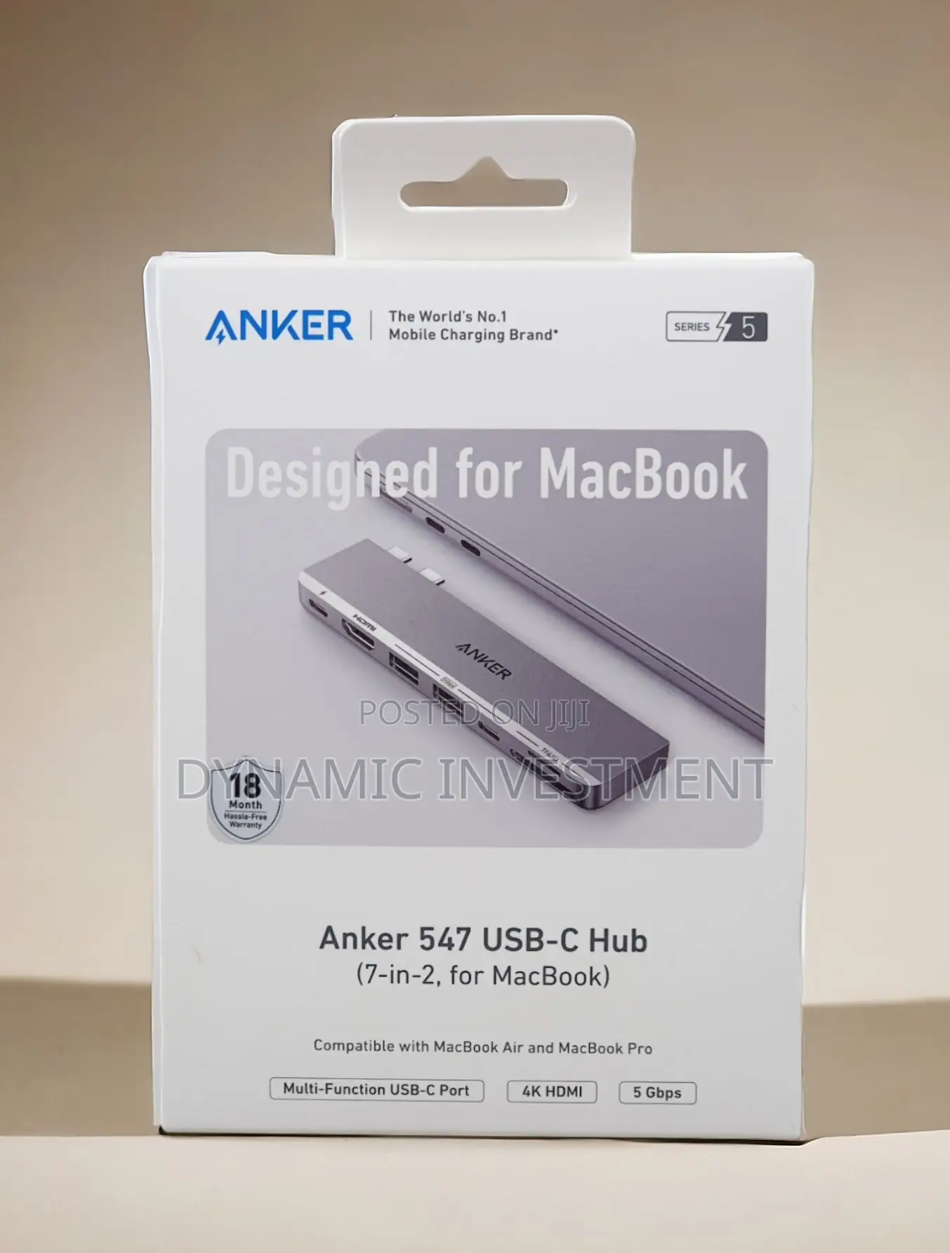 Anker MacBook USB C Hub 7-in-2 Dock With at 60Hz HDMI Thunderbolt 4