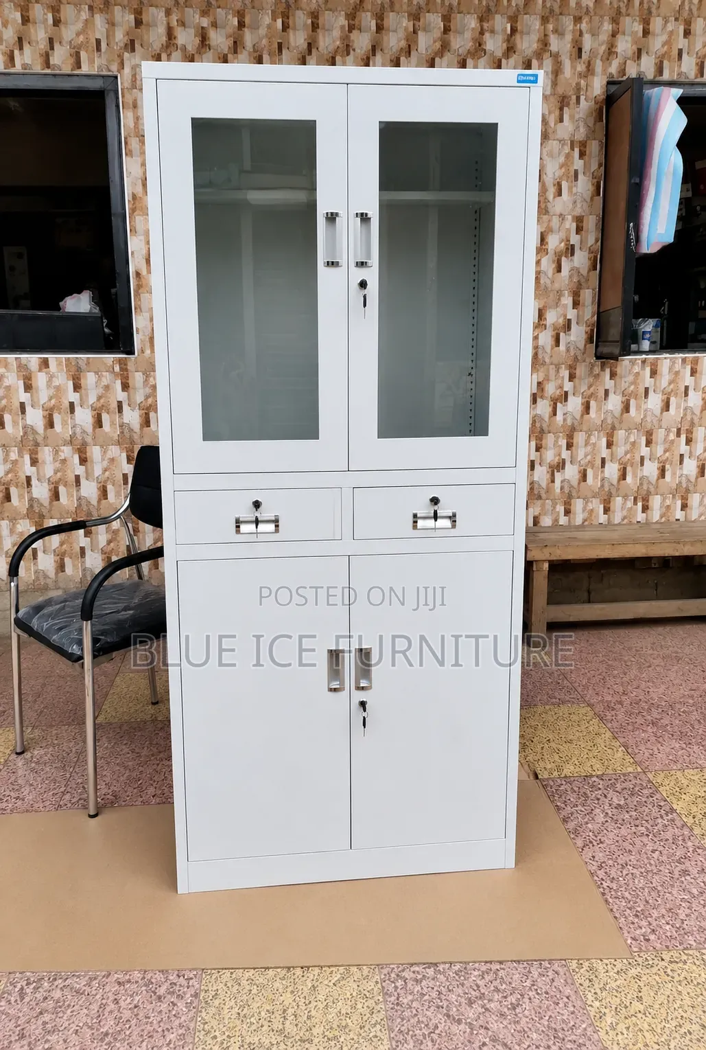 Office Filing Cabinet With Door and Safebox