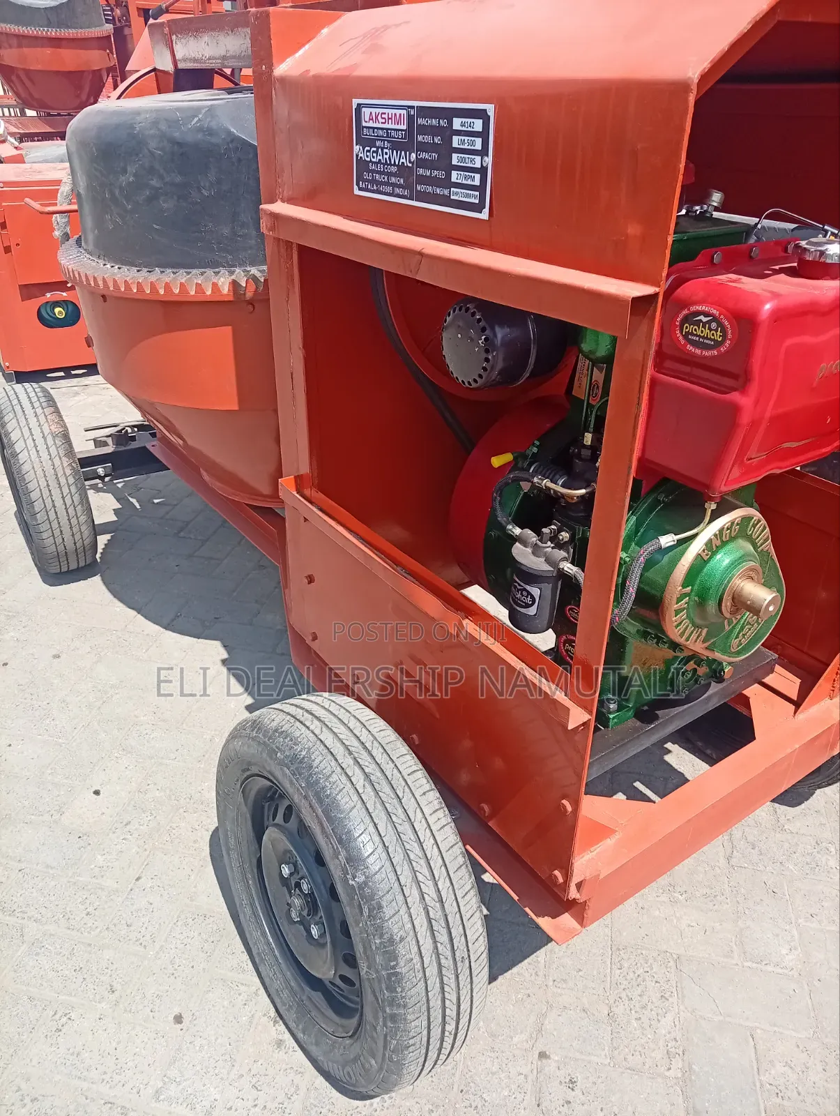Lakshmi Concrete Mixer Indian Type 500L