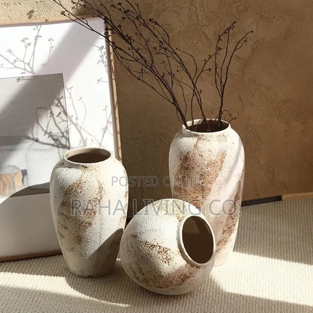 Modern Ceramic Wabi-Sabi Flower Vase | 3 Sizes