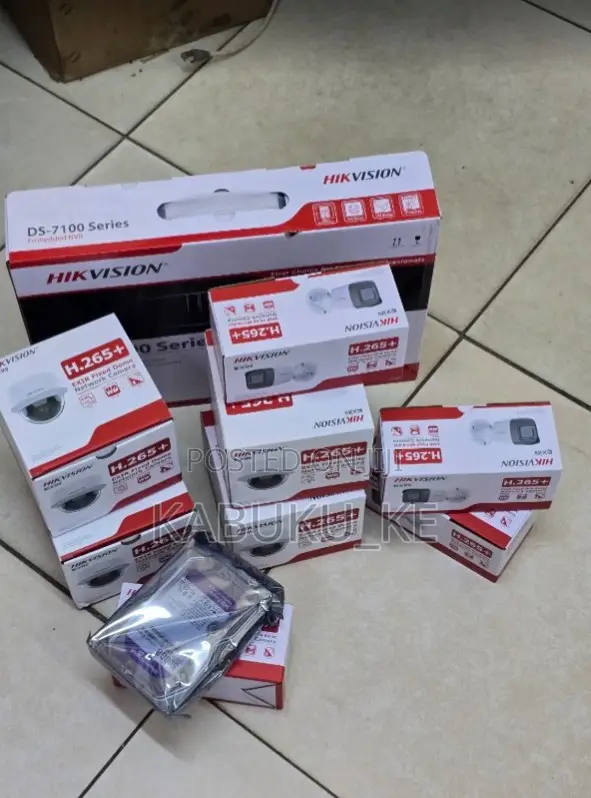 Hikvision Ip CCTV Camera 4 Channel Full Kit Ip NVR Ir CCTV Kit