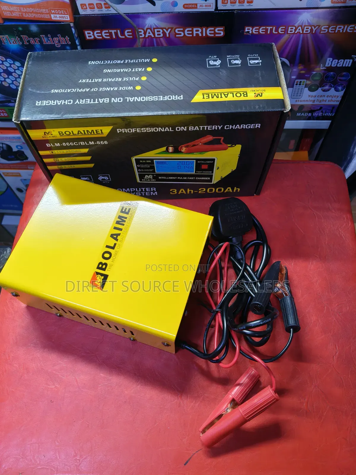 Original Bolaimei Automatic Car Battery Charger 12v/24v