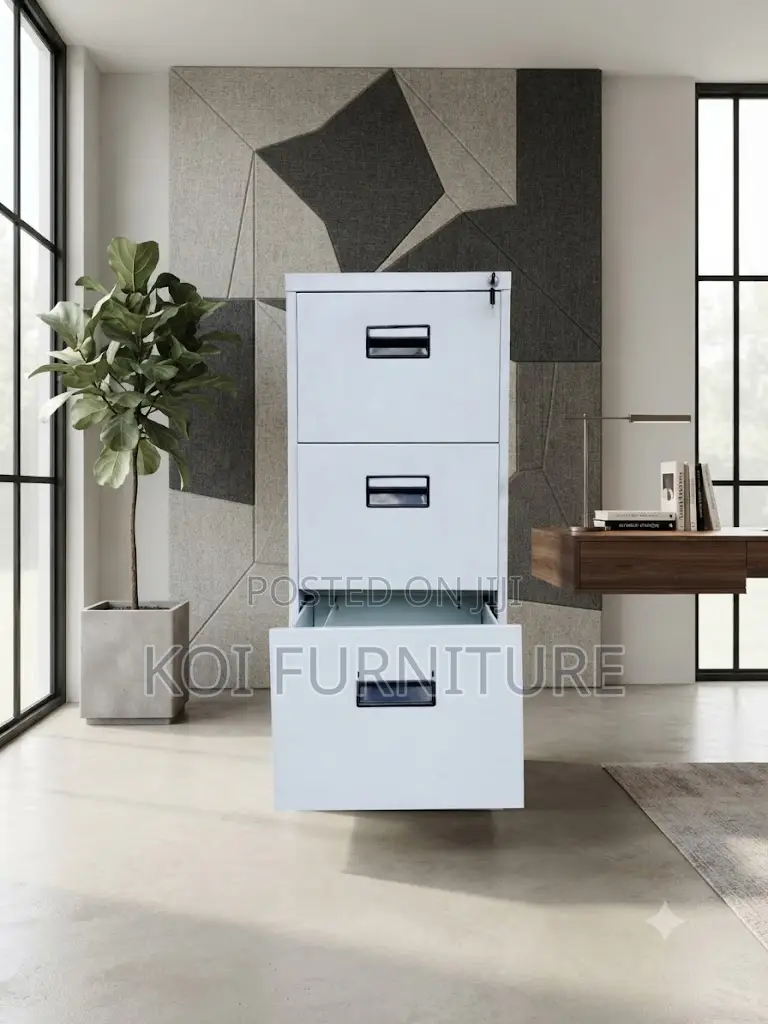 Office Workstation; Three Drawers Steel Office Tailored Cabinet