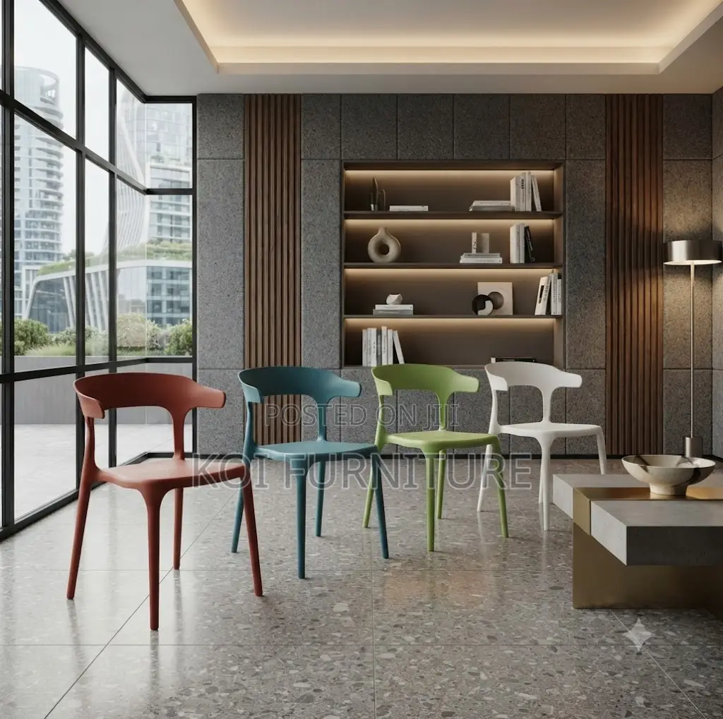 Dining Chairs; Plastic Home Dining Functional Chairs