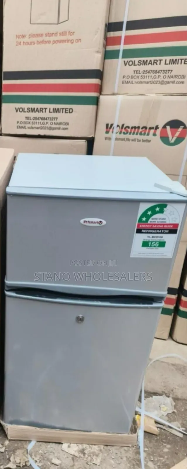 Volsmart 108 Double Door Fridge