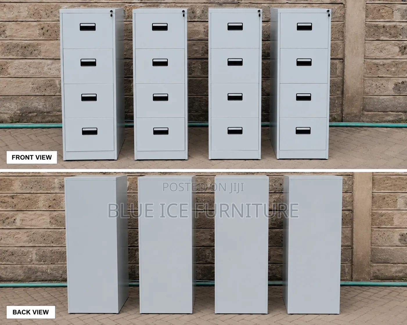 New Lockable 4 Drawer Storing Cabinet
