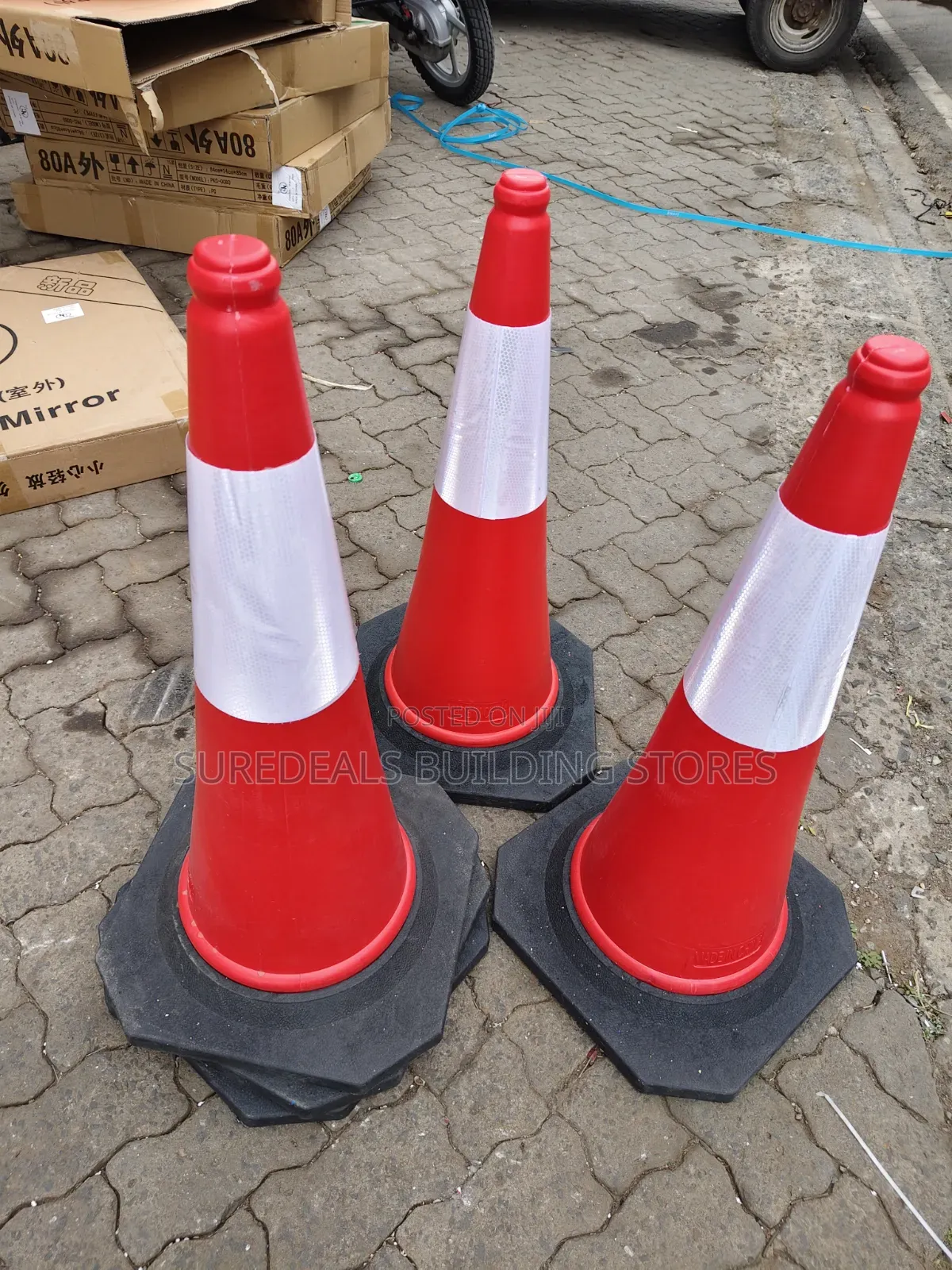 75cm High Reflective Traffic Cones
