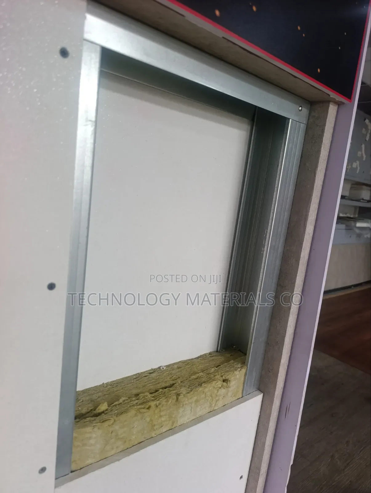 Glass Wool Insulation Board 50mm | Fireproof Acoustic Thermal Block