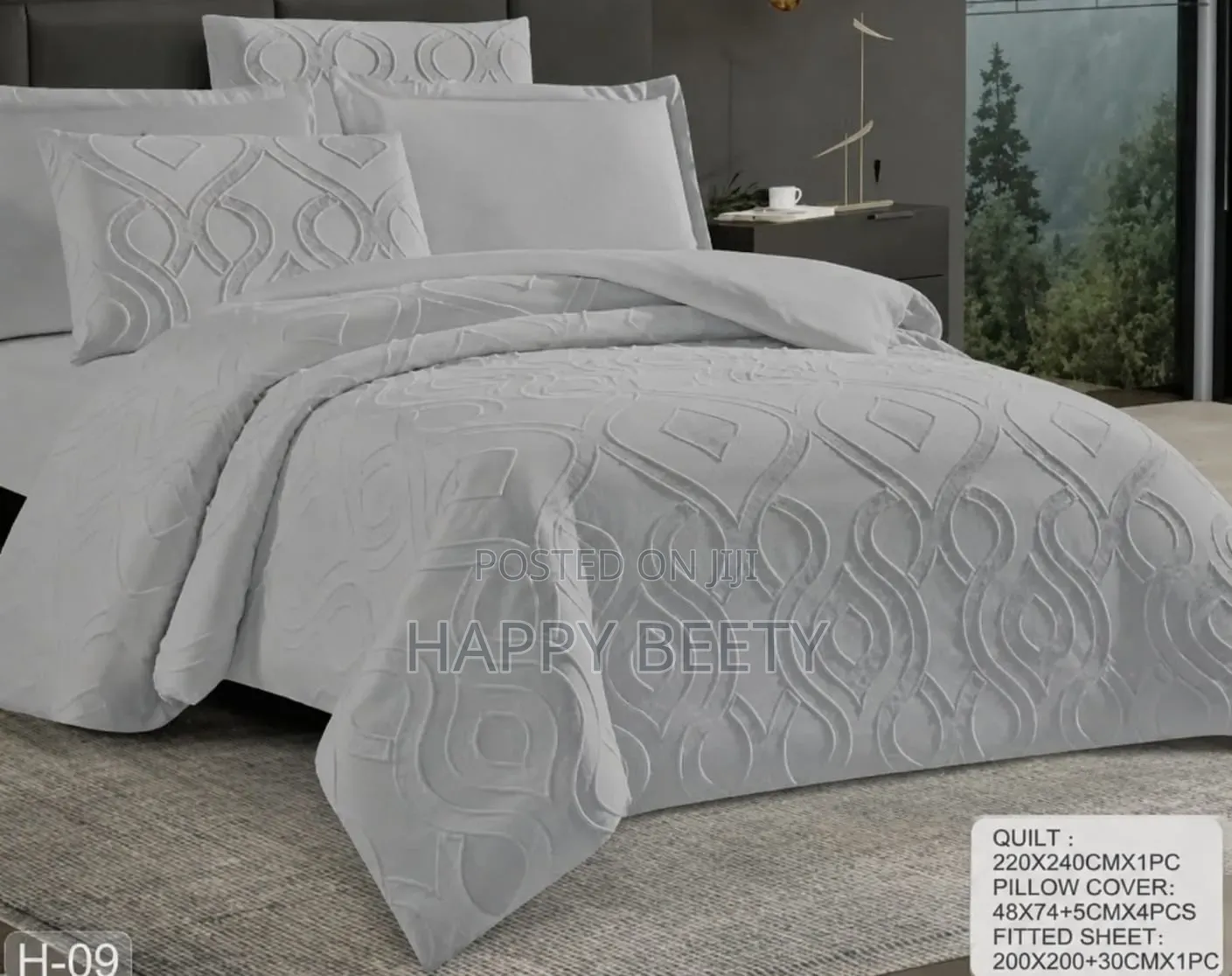6 PC Tufted Duvetcover