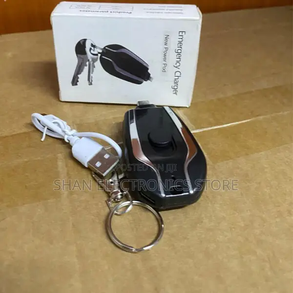 Emergency Charger Power Bank Mini Keychain Portable1500mAh Outdoor