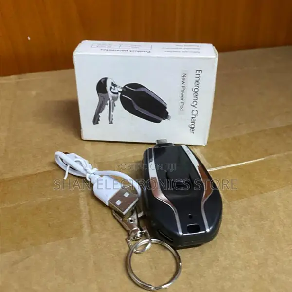 Emergency Charger Power Bank Mini Keychain Portable1500mAh Outdoor
