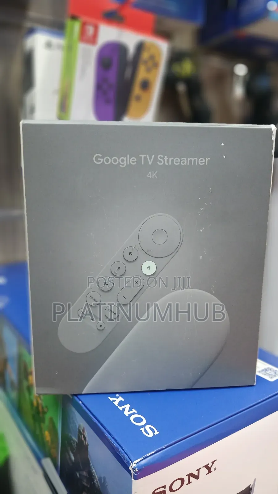 Grey Google TV Streamer