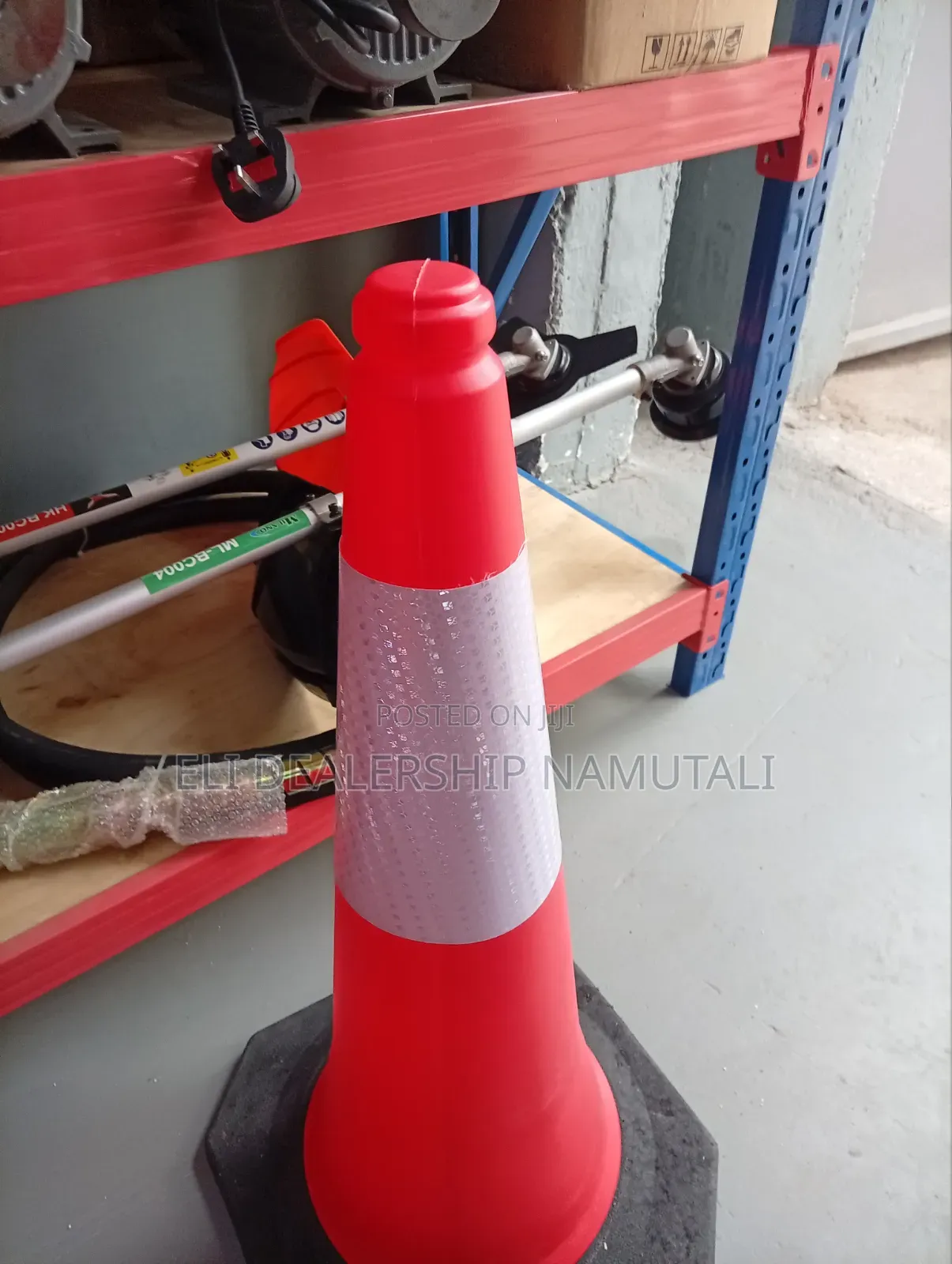 Reflective PVC Traffic Cone 75cm – Roadwork & Hazard Safety Cone