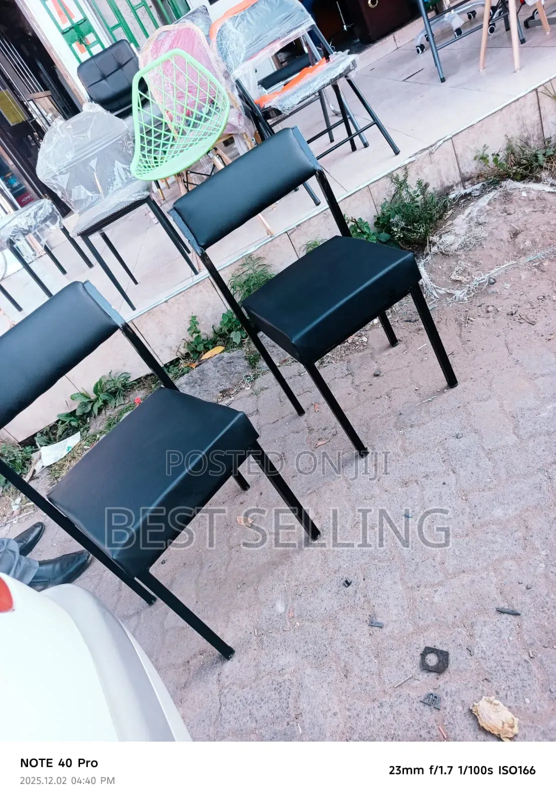 Grey 1m Office Desk and Office Chair Delivery Done