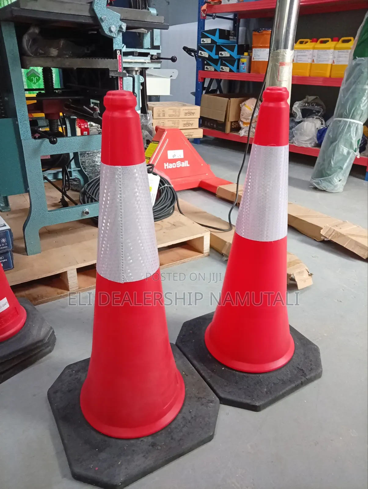 75cm Reflective Warning Cone – Durable Road Safety Equipment