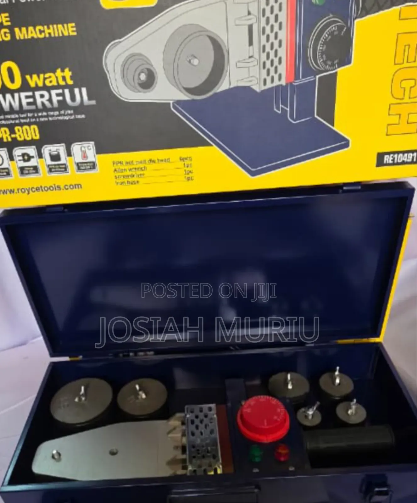 Royce 800w PPR Fusion Welding Kit
