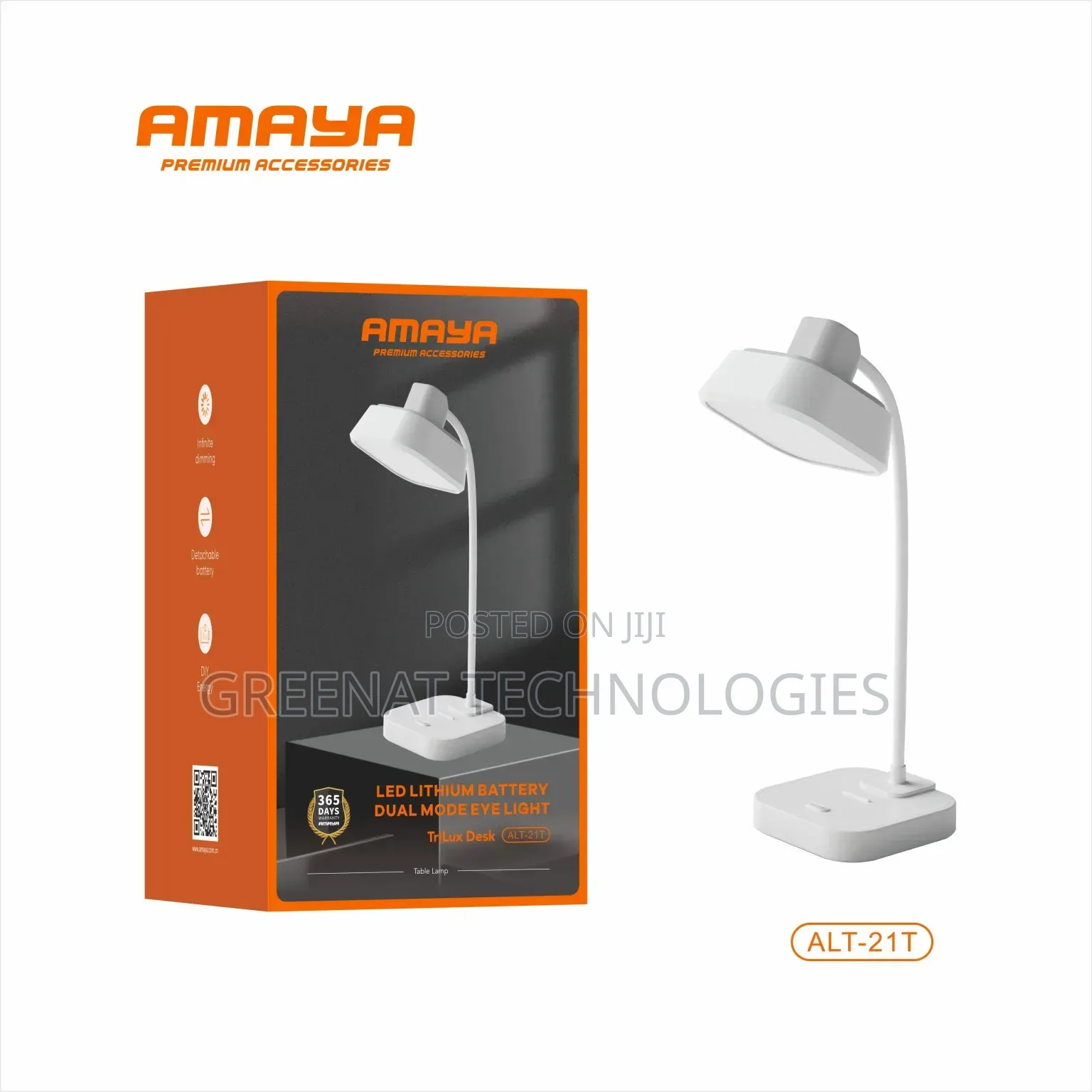 TriLux Desk ALT-21T LED Lithium Battery Dual Mode Eye Light