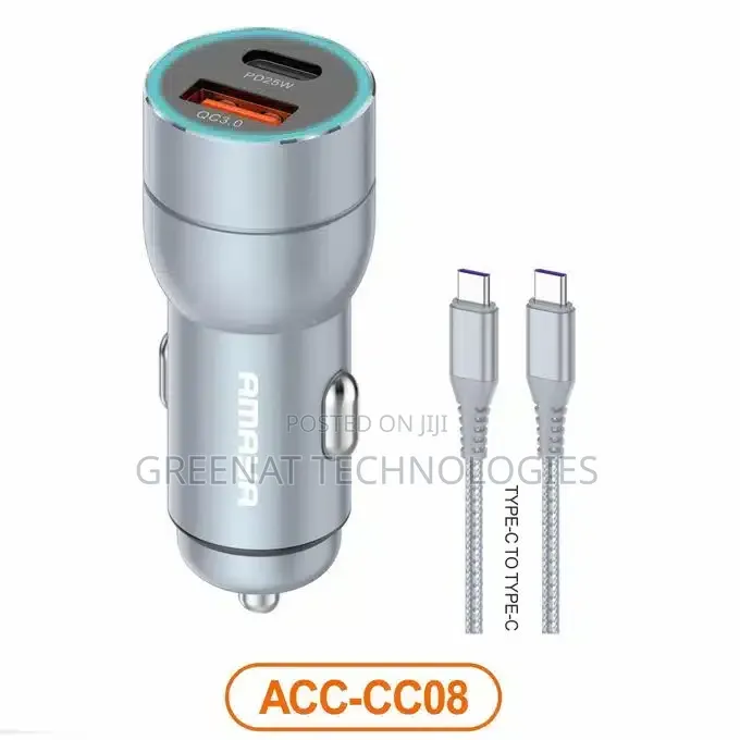 Amaya Dual-Port Fast Car Charger