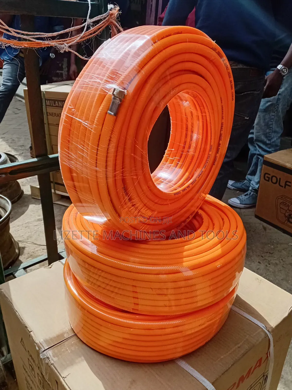 50m High Pressure Spray Hose Pipe With Both Connectors