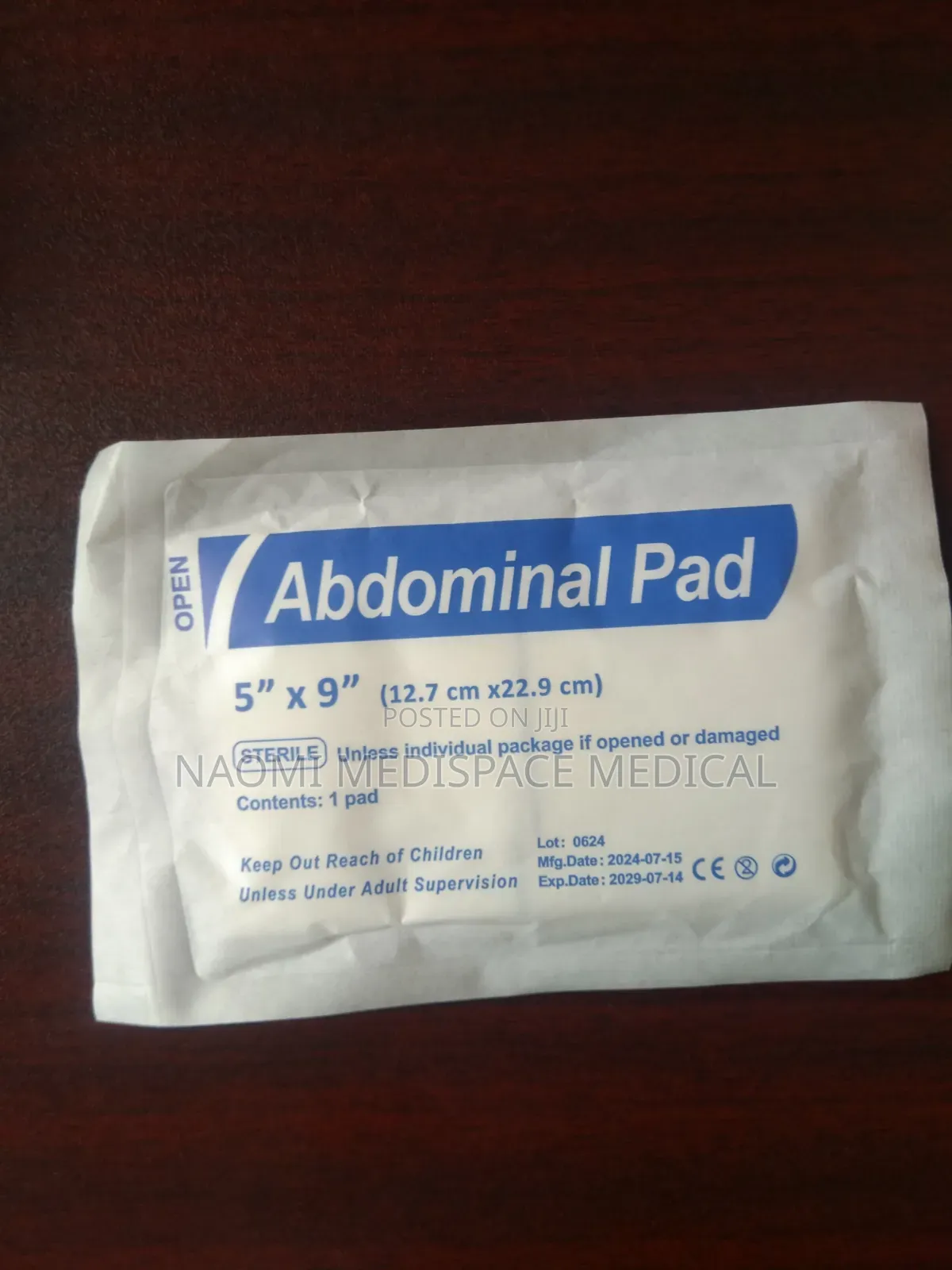 Disposable 5"×9" Abdominal Pad( Minimum of 10 Pcs)