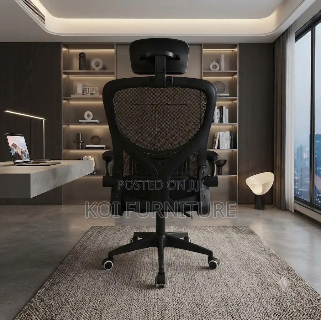 Office Chairs; High Back Orthopedic Executive Office Chair With Mesh