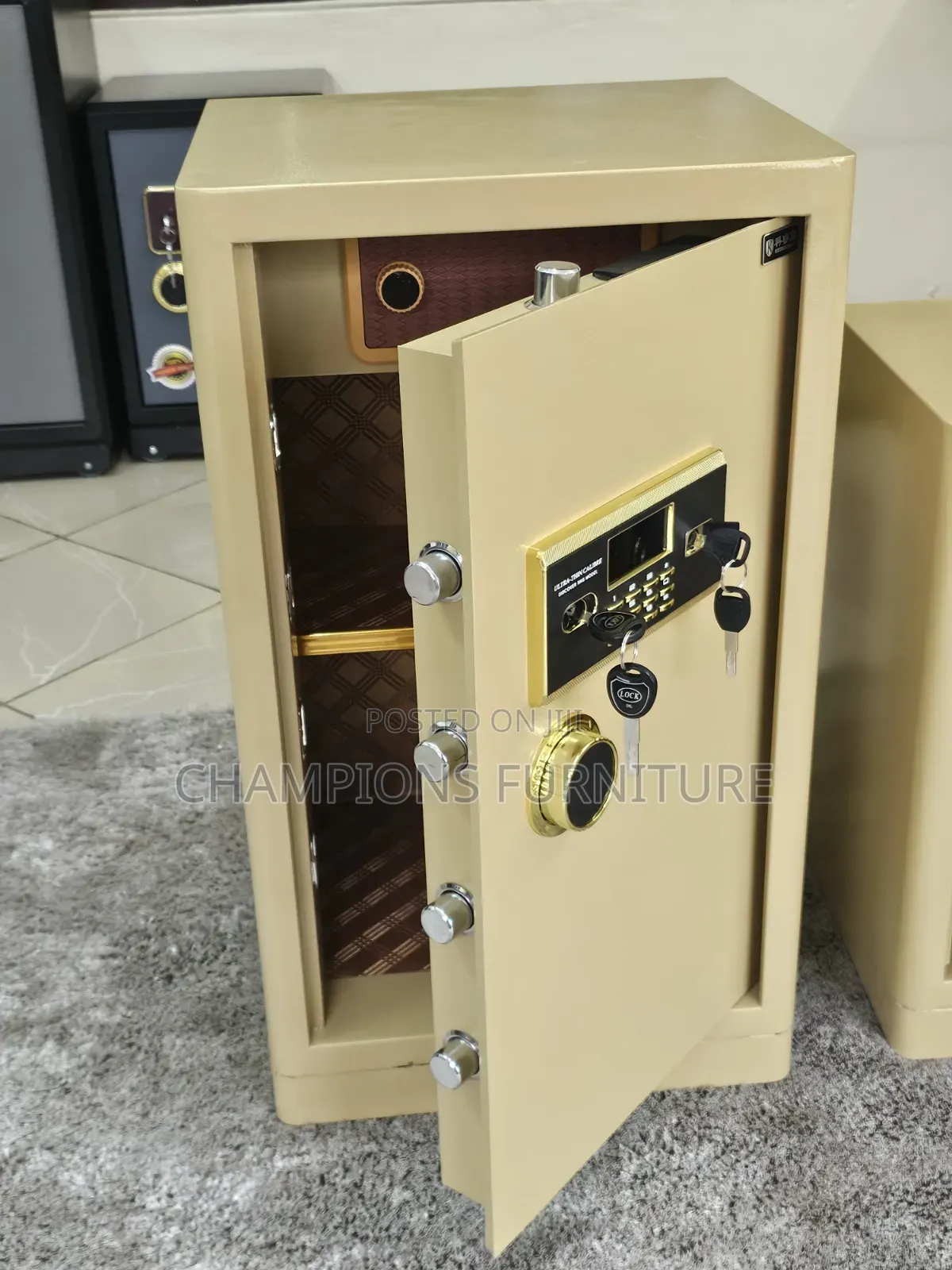 60Kgs Gold Fireproof Safe