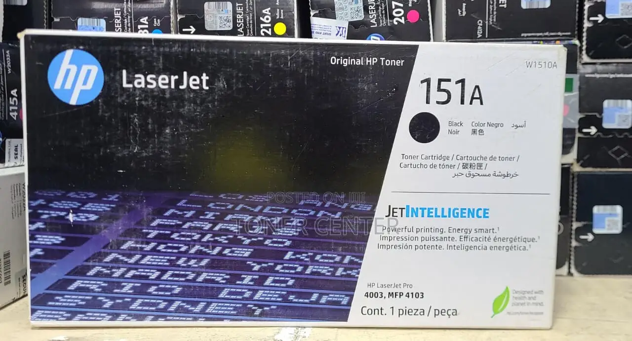 HP 151A Standard Yield Black Toner Cartridge (W1510A)