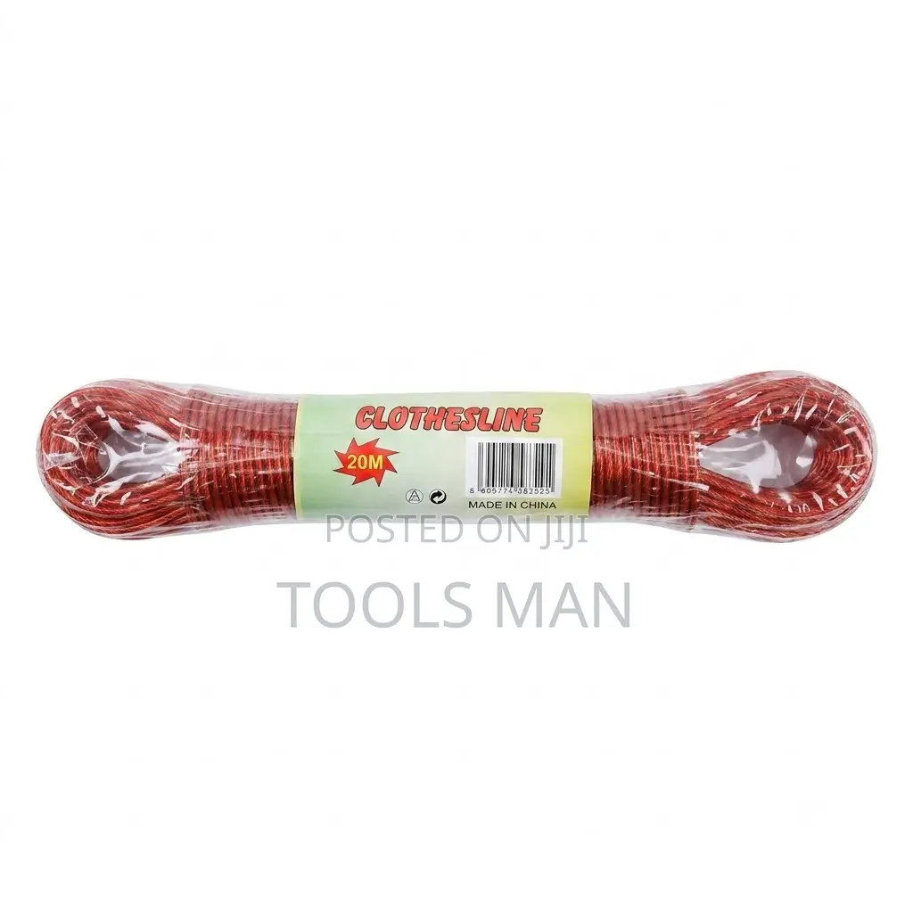20M PVC Coated Heavy Duty Clothesline Wire Rope.Cloth Hanging Line