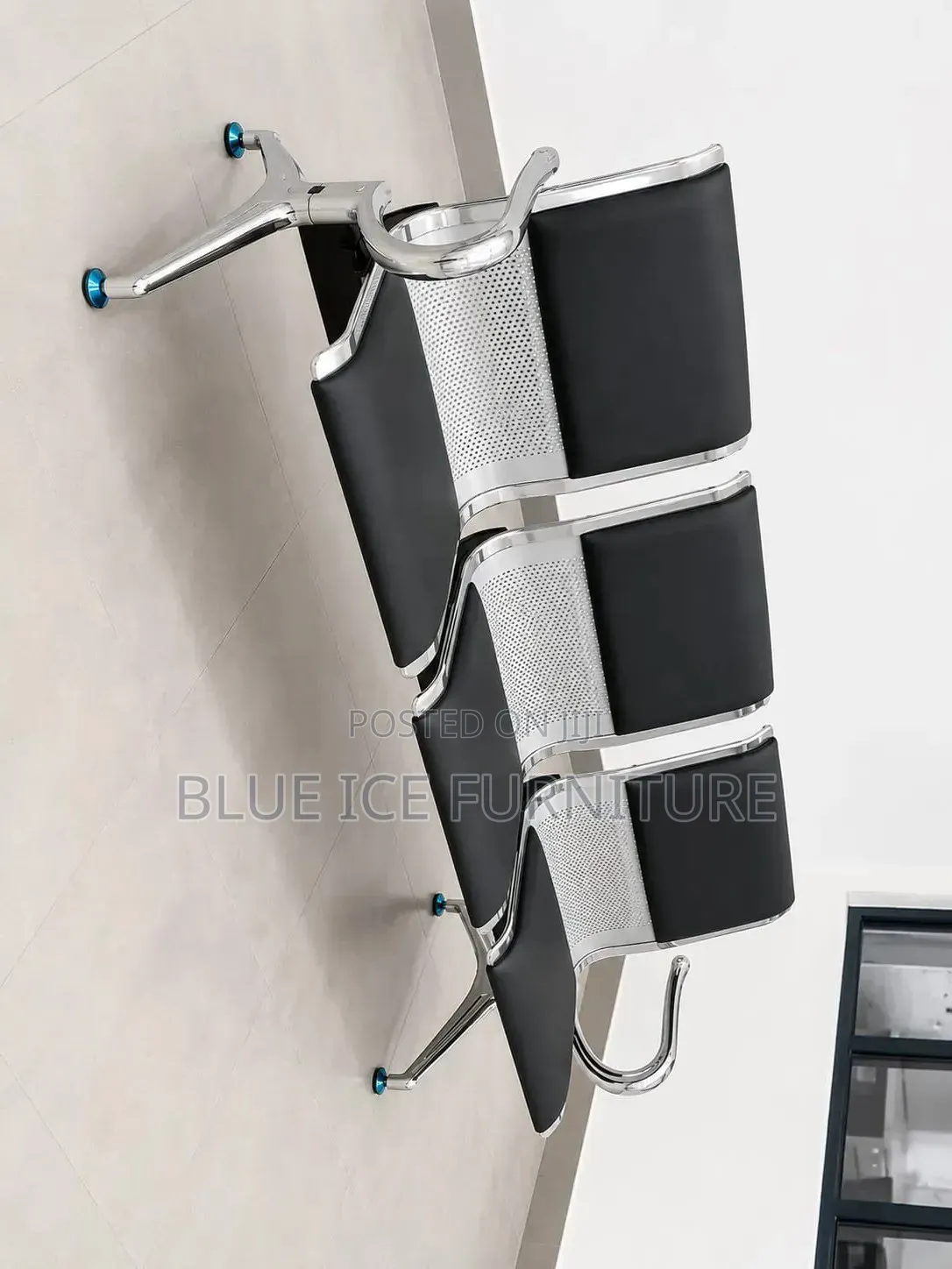 Metal Waiting Chair 3 Seater