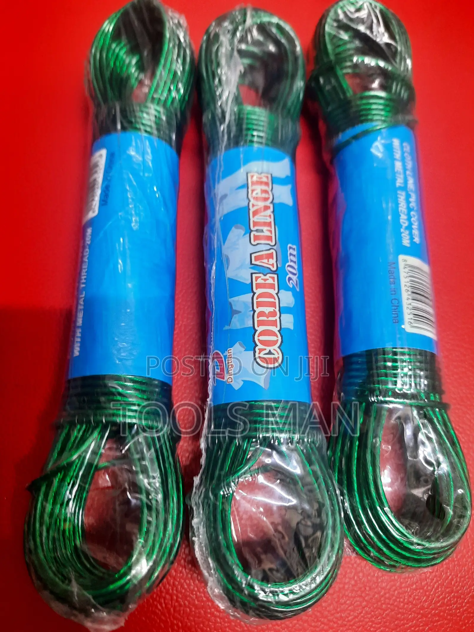 20M PVC Coated Heavy Duty Clothesline Wire Rope (Steel Line Thread )