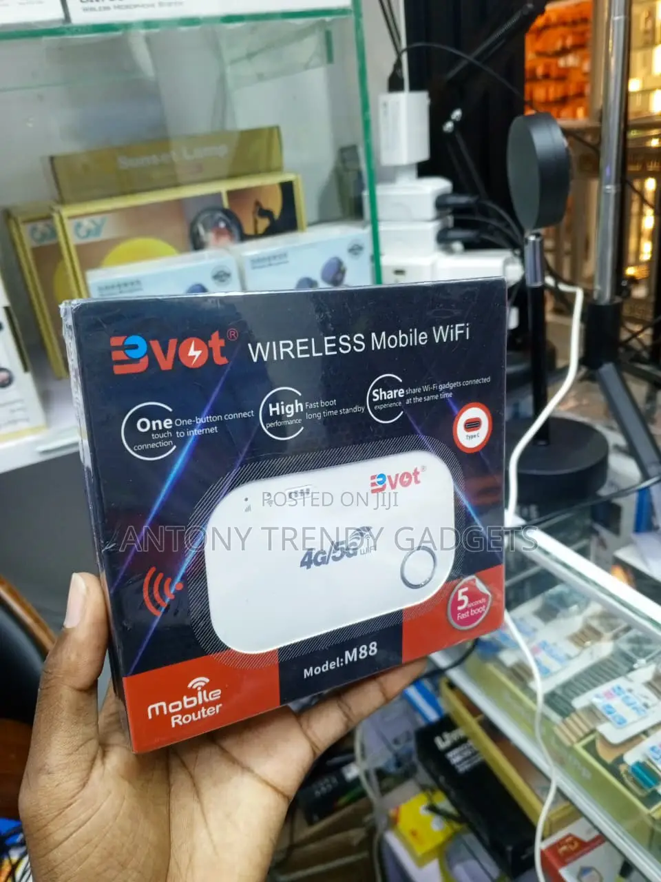 BVOT M88 Portable 4G 5G Mobile WiFi Hotspot Router