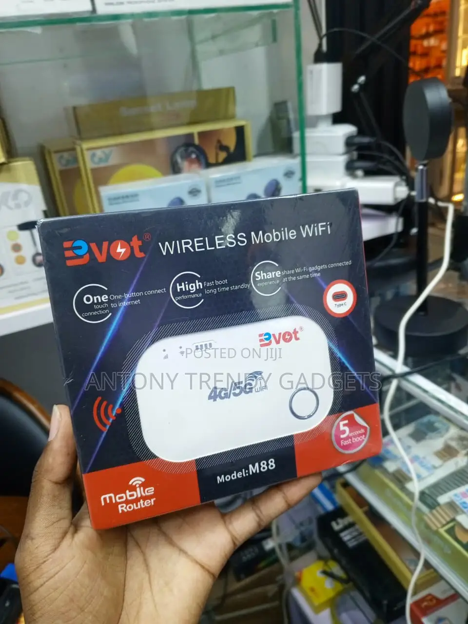 BVOT M88 Portable 4G 5G Mobile WiFi Hotspot Router