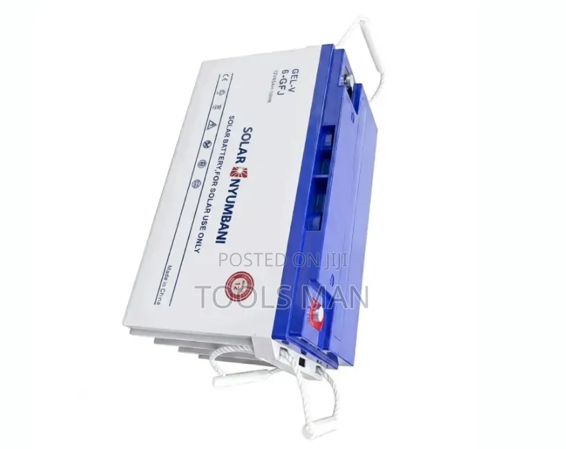 Solar Nyumbani 12V 65AH Deep Cycle Gel Battery for Solar Power.