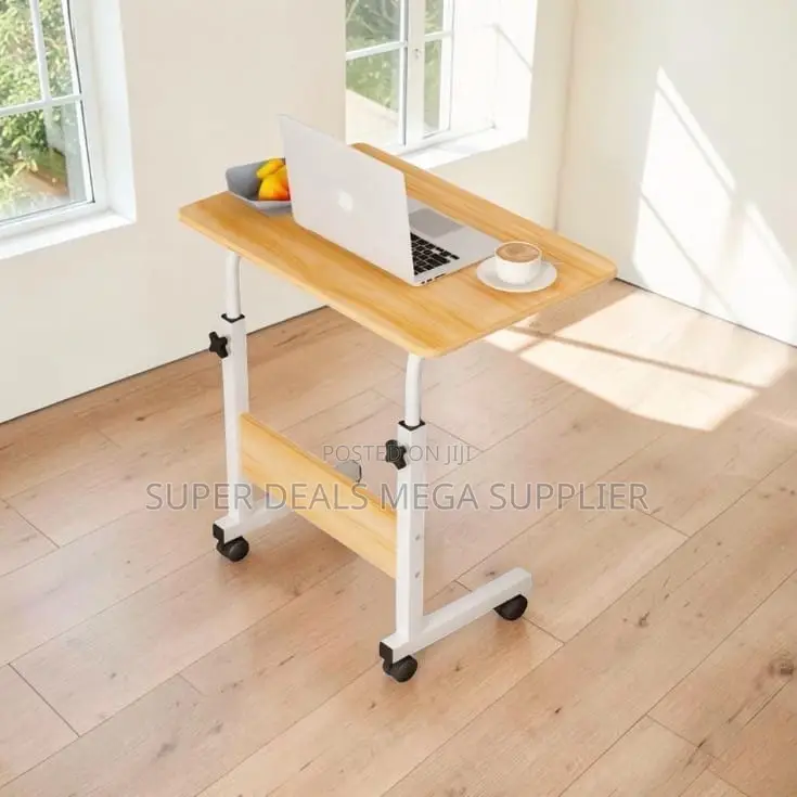 Height Adjustable Laptop Table Space Saving Foldable Study Desk