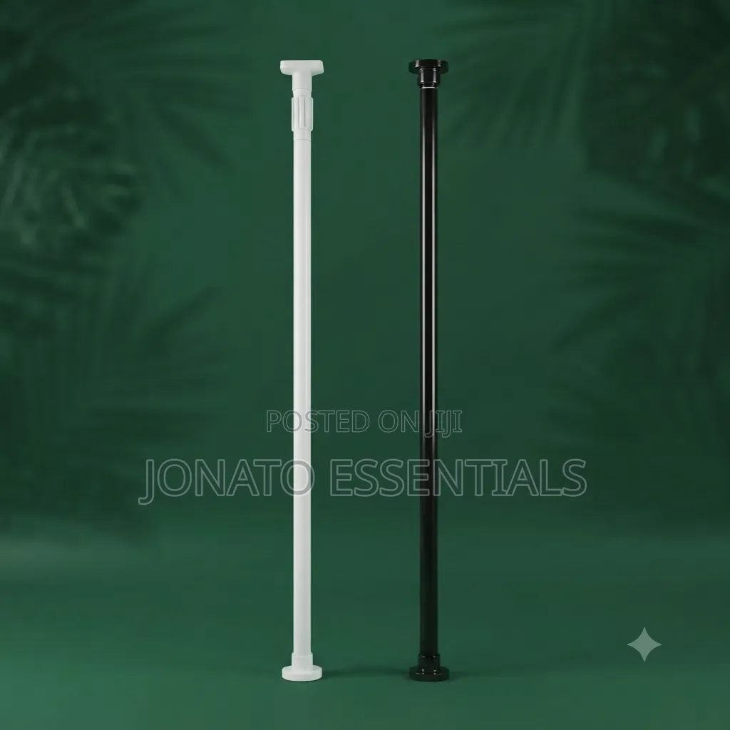 Adjustable Tension Rod, No Drilling Curtain Rod for Home Decor